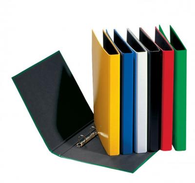 PAGNA Ringband Basic Colours DIN A4 Rugbreedte: 35 mm Zwart 4 ringen 20605-01