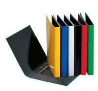 PAGNA Ringband Basic Colours DIN A4 Rugbreedte: 35 mm Zwart 4 ringen 20605-01 - thumbnail