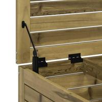 Tuinvoetenbank 62x63,5x32 cm gempregneerd grenenhout - thumbnail