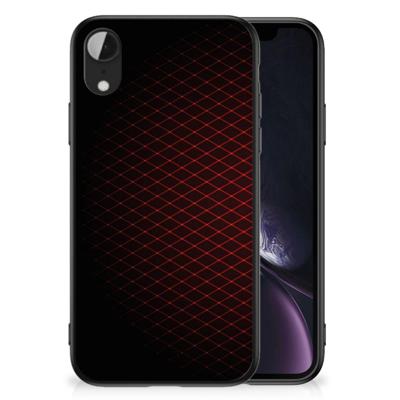 Apple iPhone XR Back Case Geruit Rood