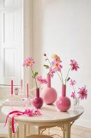 Pip Studio Vaas Metaal Medium Roze 19x33cm - thumbnail