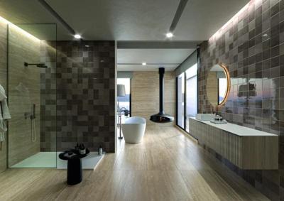 Moos Taupe handvorm 6,5x26 glans