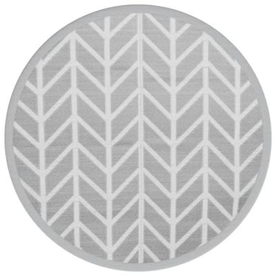 VidaXL Buitenkleed arakil ø160 cm polypropeen grijs