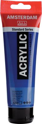 Royal Talens Amsterdam Acrylverf 120 ml - Primair Phtaloblauw 570