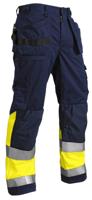 Blåkläder Werkbroek High-Vis 15291370 | Marine/High-Vis Geel | Maat 62 - 7330509291610 - thumbnail