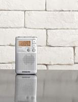 Sangean Pocket 250 Zakradio VHF (FM), Middengolf Zilver - thumbnail