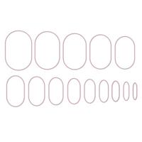 Nellie's Choice • multi frame dies ovaal 14st. - thumbnail