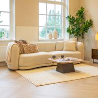 Nohr 3-zits Bank 'Macrina' Organisch 268cm, kleur Beige - thumbnail