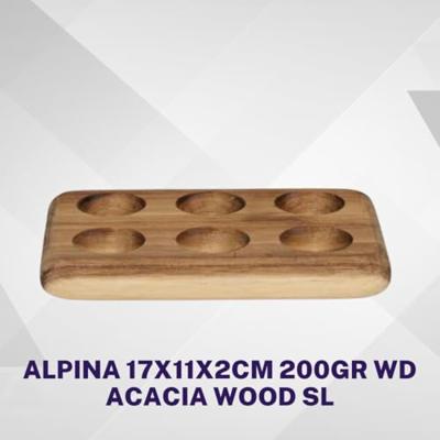 Alpina Houten eiertray voor 6 eieren