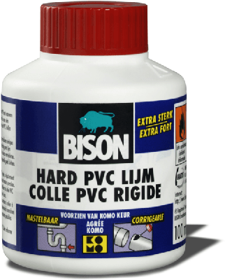 Bison Hard Pvc Lijm Bot 250Ml*6 Nlfr - 1312020 - 1312020