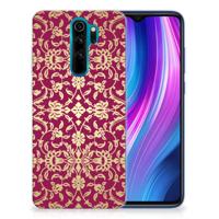 Siliconen Hoesje Xiaomi Redmi Note 8 Pro Barok Pink - thumbnail