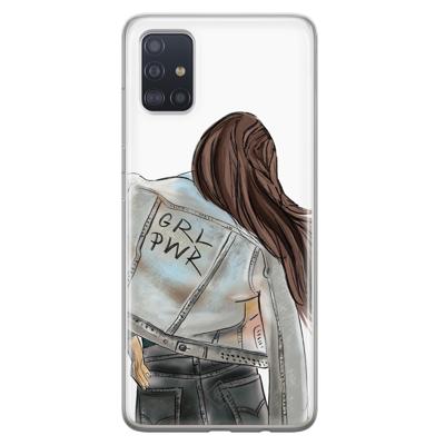 Samsung Galaxy A71 siliconen hoesje - GRL PWR Samsung Galaxy A71 siliconen hoesje - GRL PWR