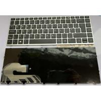 keyboard for HP EliteBook 745 840 G3 G4 with frame big 'Enter' UK OEM - thumbnail