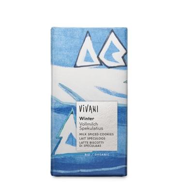Vivani Chocolade melk winterchocolade bio 100 Gram