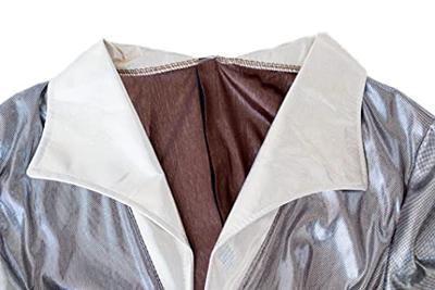 Kostuums voor Volwassenen Th3 Party Zilverkleurig (2 Onderdelen) Maat XL - 8422259104438