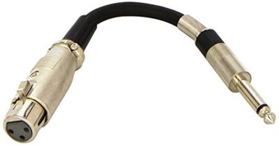Monacor MCA-15/1 Audio Adapter [1x XLR-bus - 1x Jackplug male 3,5 mm] 15 cm