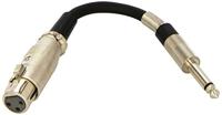 Monacor MCA-15/1 Audio Adapter [1x XLR-bus - 1x Jackplug male 3,5 mm] 15 cm - thumbnail