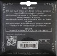 Aquila 117U Lava GCEA set snaren voor bariton ukelele hoge G - thumbnail