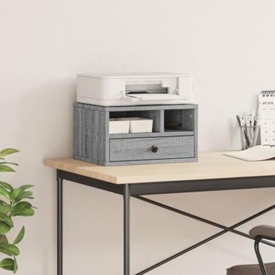 Printerkastje 40x32x22,5 cm bewerkt hout grijs sonoma eiken Printerkastje 40x32x22,5 cm bewerkt hout grijs sonoma eiken