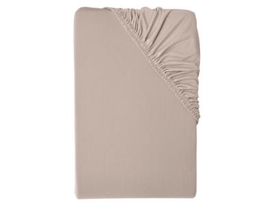 LIVARNO Jersey hoeslaken 140-160 x 200 cm (Beige)