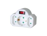 Brennenstuhl 1508100 3-voudig Stopcontactsplitter Wit - thumbnail