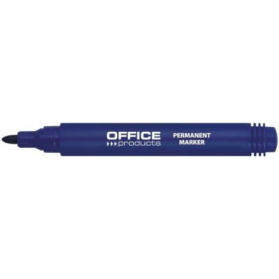 OFFICE products permanent marker 1-3 mm, rond, blauw