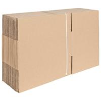 VidaXL Vouwdoos met opslag 50 pcs naturel 35 x 24 x 15 cm karton - thumbnail