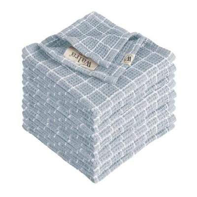 Walra Vaatdoek Dry with Cubes Jeans Blauw - 9 stuks Walra Vaatdoek Dry with Cubes Jeans Blauw - 9 stuks