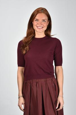 Weekend Max Mara trui Marea 006 bordeaux