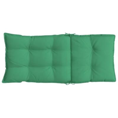 VidaXL Stoelkussens 2 st hoge rug oxford stof groen