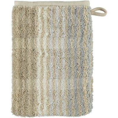 Cawö Cawö Cashmere Streifen Washandje Zand 16x22