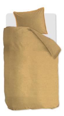 vtwonen Natural Stone Fraying Geel Dekbedovertrek