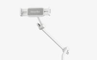 Twelve South HoverBar Tower | Universele tablet- en iPad-vloerstandaard met meerdere hoeken voor Apple Fitness +, peloton/stationaire fietsen, oefeningen en meer (wit) - thumbnail