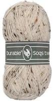 Durable Soqs tweed 326 Ivory - Haakgaren / Breigaren - thumbnail