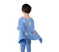 Pyjama verkleedkostuum superheld/superheldin unisex PETIT BATEAU blauw - thumbnail