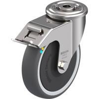 Blickle LEXR-PATH 125KFD-FI-ELS Zwenkwiel met rem Wieldiameter: 125 mm Draagvermogen (max.): 150 kg 1 stuk(s) - thumbnail