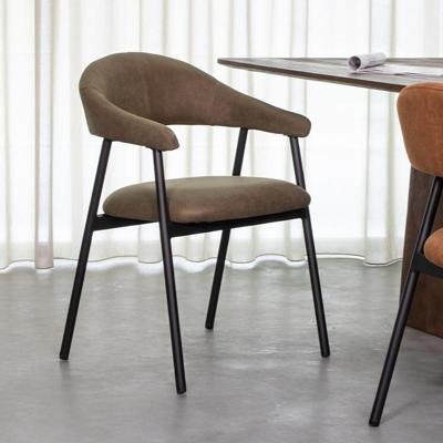 LABEL51 Eetkamerstoel Amaze - Moss - Micro Suede - Zwart Metalen Frame LABEL51 Eetkamerstoel Amaze - Moss - Micro Suede - Zwart Metalen Frame