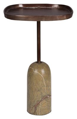 Dutchbone Bijzettafel 'Rimo' Marmer, 35 x 35cm