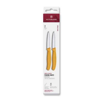 Victorinox schilmes 2st geel spits 8cm