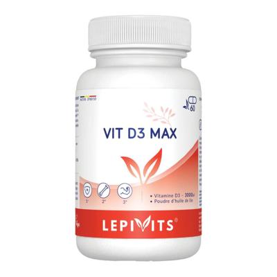 Vit D3 Max 3000ie Caps 60 Lepivits
