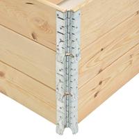 VidaXL Palletopzetranden 3 st 60x80 cm massief grenenhout - thumbnail