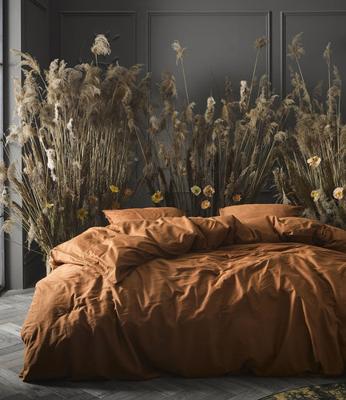 Essenza Essenza Minte Dekbedovertrek 2p 260x220 Leather brown