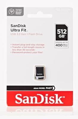 SanDisk Ultra Fit USB 3.1 512 GB usb-stick SanDisk Ultra Fit USB 3.1 512 GB usb-stick