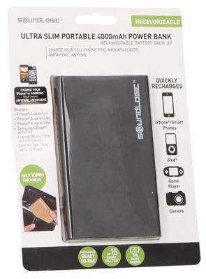 Powerbank ultraslim - 4000mAh