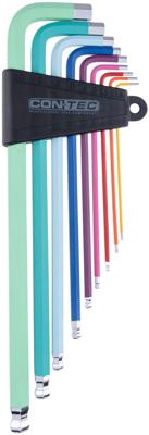 CONTEC binnenzeskant-hoeksleutelset "tfm-265". ct internal hexagon angle tfm-265 1.5/2/2.5/3/4/5/6