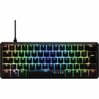 The G-Lab - Keyz Thallium - Mechanisch toetsenbord 60% USB - Red Switch verwisselbaar - Mini Gamer-toetsenbord, mechanisch toetsenbord, ultra-compact formaat, 100% aanpasbaar. Pc/ps4/Ps5/xbox - Azerty - thumbnail