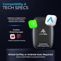 AutoSky AI Box Lite Draadloze CarPlay & Android Auto Dongle - thumbnail