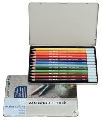 Bruynzeel Van gogh starterset aquarelpotloden met 12 kleuren Bruynzeel Van gogh starterset aquarelpotloden met 12 kleuren