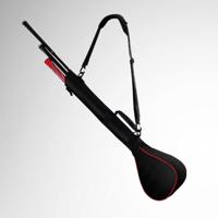 PGM Golf Foldable draagbare nylon zak van de bal (zwart rood) - thumbnail