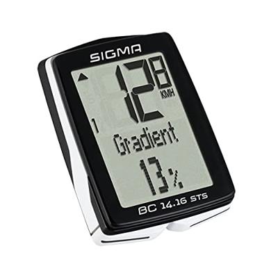 Sigma BC 14,16 STS Kilometerteller 14 functies - Zwart